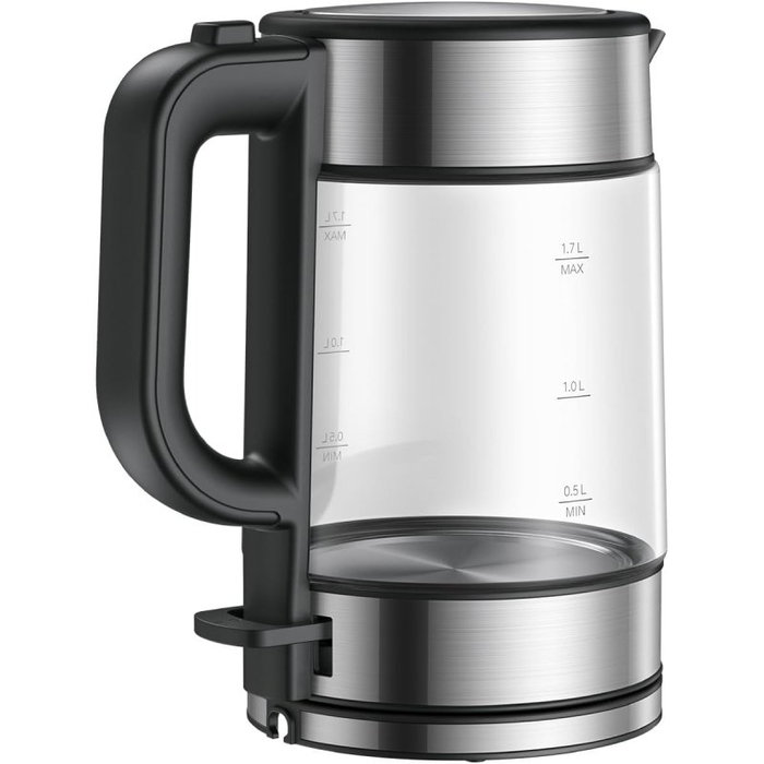 Xiaomi BHR7423EU Hervidor de Vidrio Eléctrico 1,7 L 2200 W Negro, Transparente